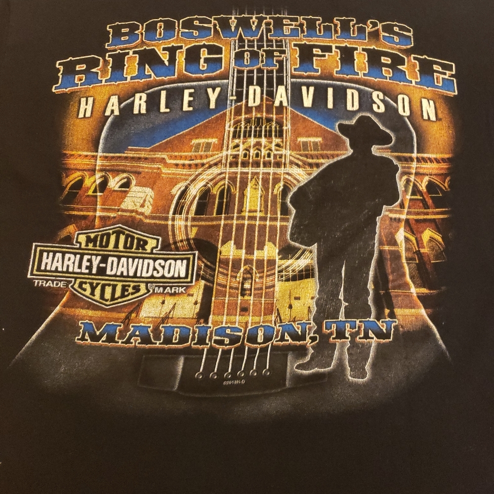Harley-Davidson short sleeve Mens Lg.cotton shirt - Picture 7 of 8